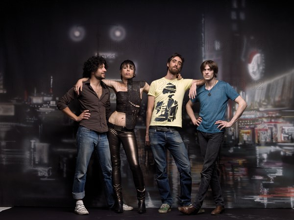 Mademoiselle K et son groupe