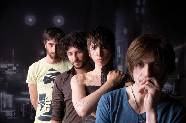 Mademoiselle K et son groupe