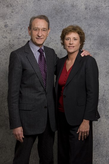 Bertrand Delanoë et Annick Lepetit