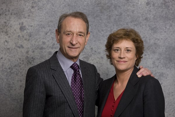 Bertrand Delanoë et Annick Lepetit