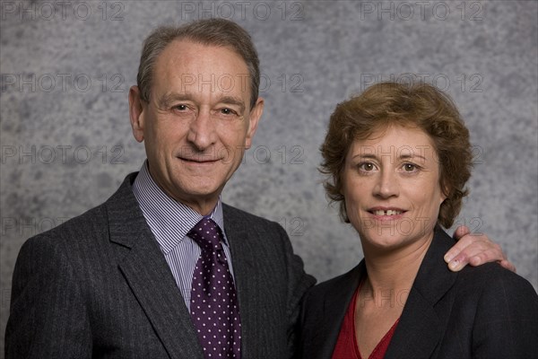 Bertrand Delanoë et Annick Lepetit