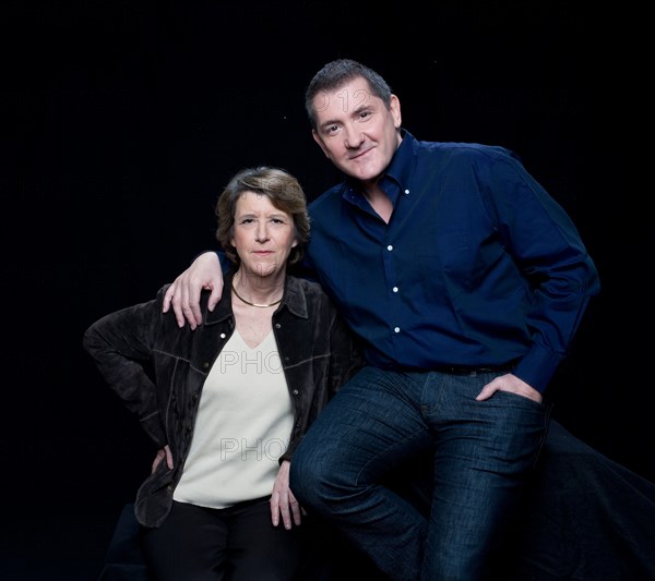 Arlette Chabot et Yves Calvi