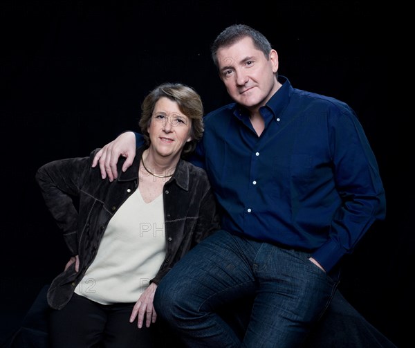 Arlette Chabot et Yves Calvi