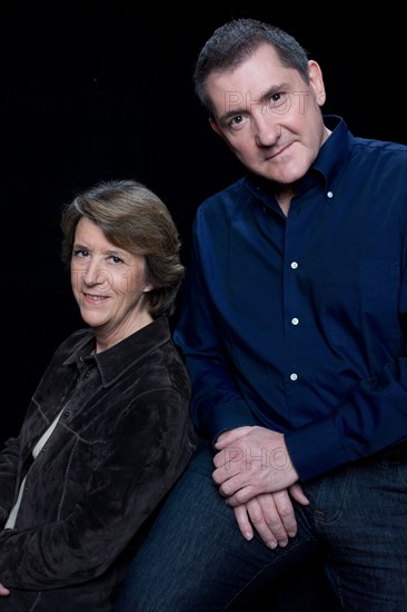 Arlette Chabot et Yves Calvi