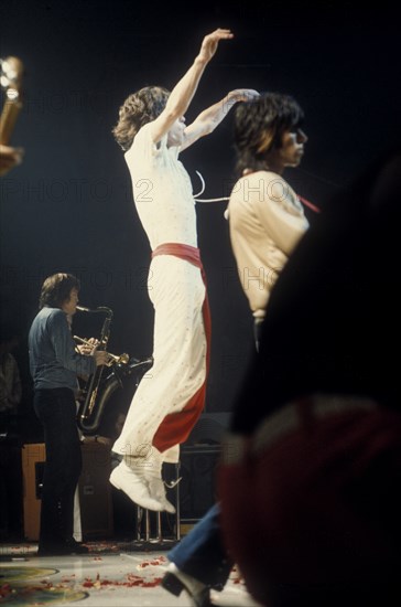 The Rolling Stones on stage, 1972