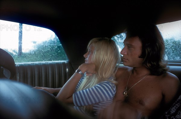 Johnny Hallyday and Sylvie Vartan