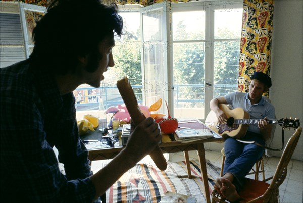 Johnny Hallyday avec Long Chris