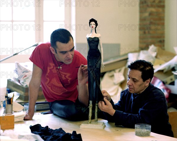 Azzedine Alaïa and Thierry Perez, 1995