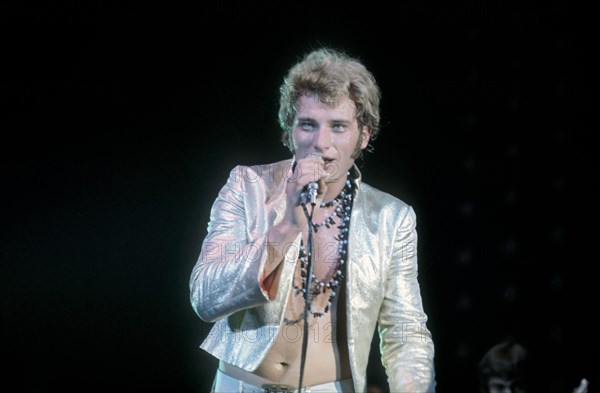 Johnny Hallyday on stage