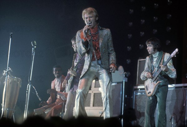 Johnny Hallyday on stage