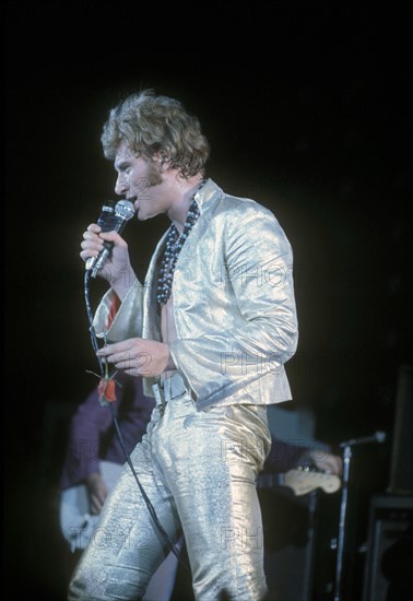 Johnny Hallyday on stage