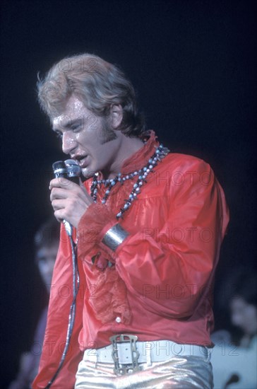 Johnny Hallyday on stage