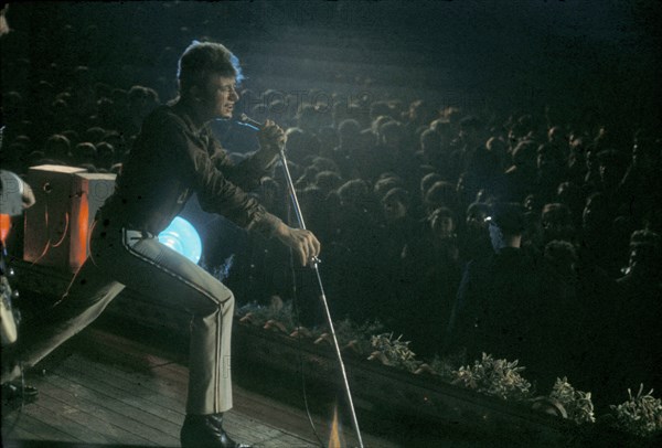 Johnny Hallyday on stage