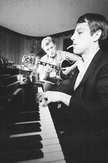 Johnny Hallyday and Eddie Vartan