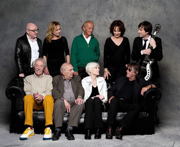 Group of French actors and singers