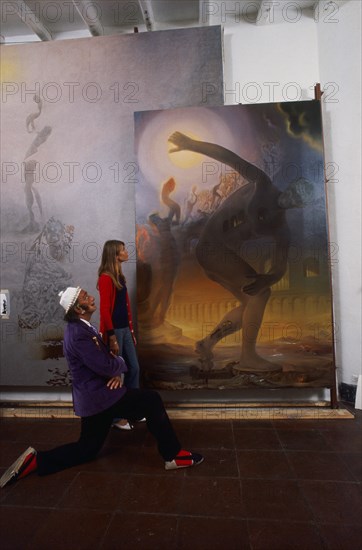 Françoise Hardy et Salvador Dali, 1968