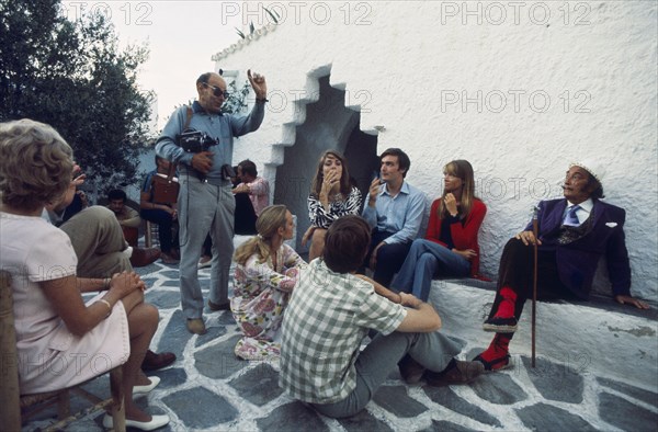 Françoise Hardy with Salvador Dali, 1968