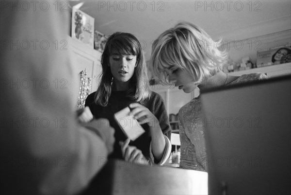 Sylvie Vartan and Françoise Hardy, 1963