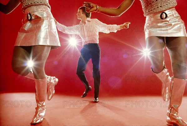 Claude François with his 'Claudettes', 1967