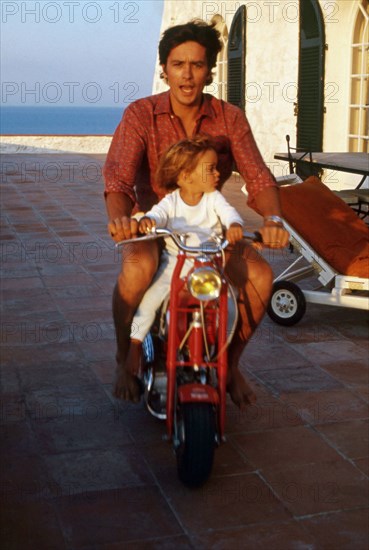 Alain Delon et son fils Anthony