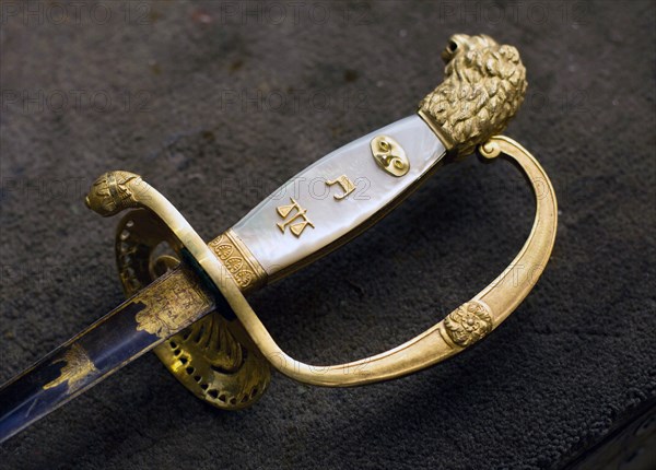 Marc Lambron's ceremonial sword