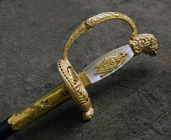 Marc Lambron's ceremonial sword