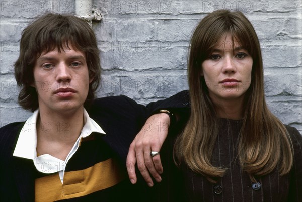 Françoise Hardy et Mick Jagger, 1965