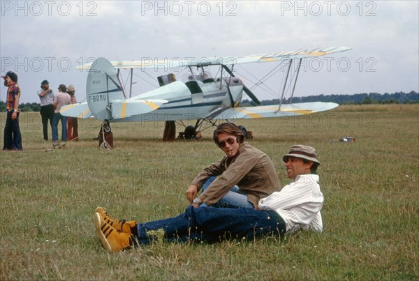 Jacques Dutronc and Jean-Marie Périer, 1973