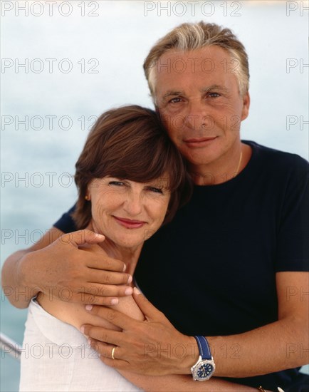 Michel Sardou et Anne-Marie Périer