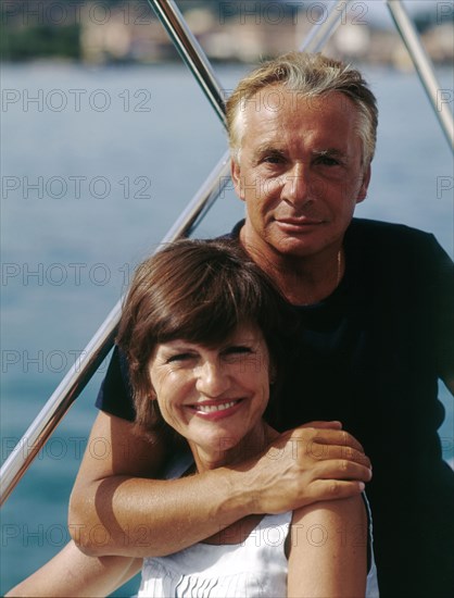 Michel Sardou et Anne-Marie Périer