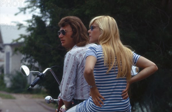 Sylvie Vartan and Johnny Hallyday