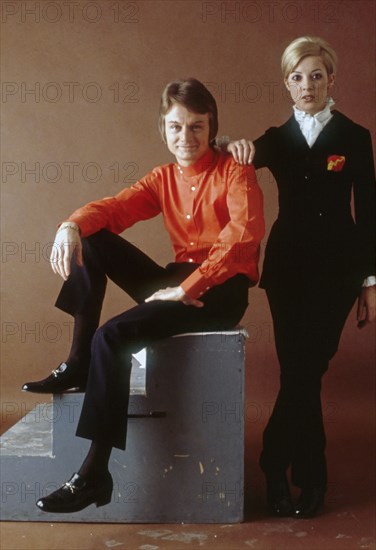 Claude François with Liliane Saint-Pierre, 1968