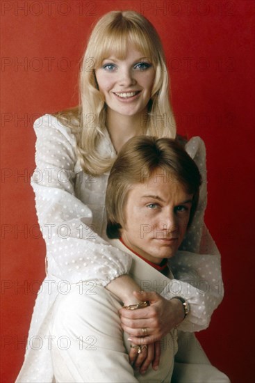 Claude François with wife, 1969