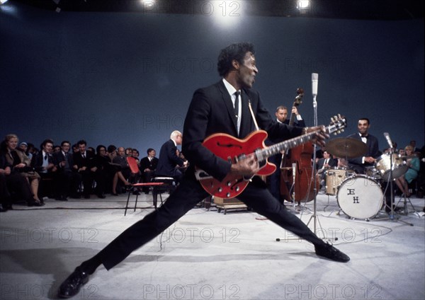 Chuck Berry on stage in Atlanta