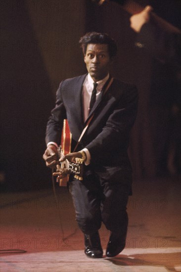 Chuck Berry on stage in Atlanta