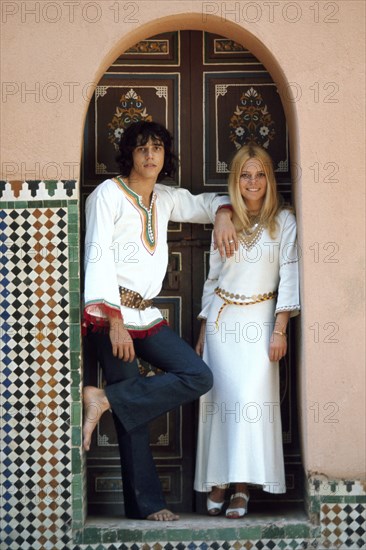 Julien Clerc and France Gall in Morocco