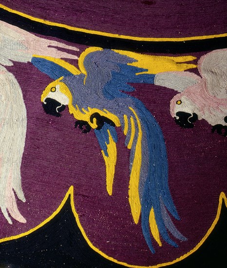 Carpet with parrots from the Yves Saint-Laurent collection