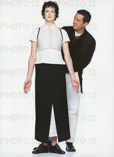 Valérie Lemercier and Dries Van Noten