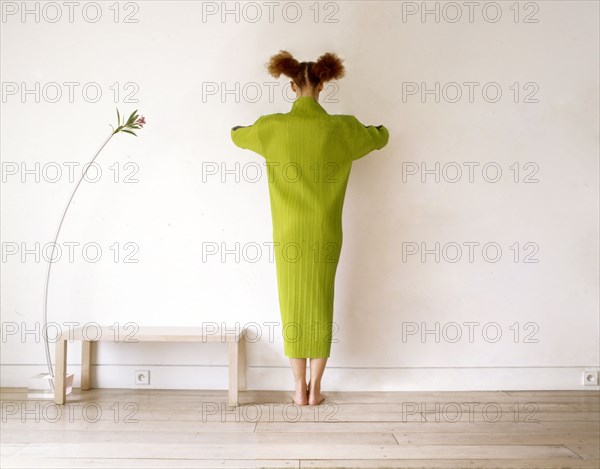 Dress designed by Issey Miyake