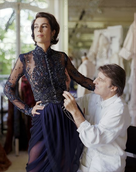 Christine Orban and Emanuel Ungaro