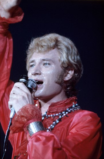 Johnny Hallyday on stage