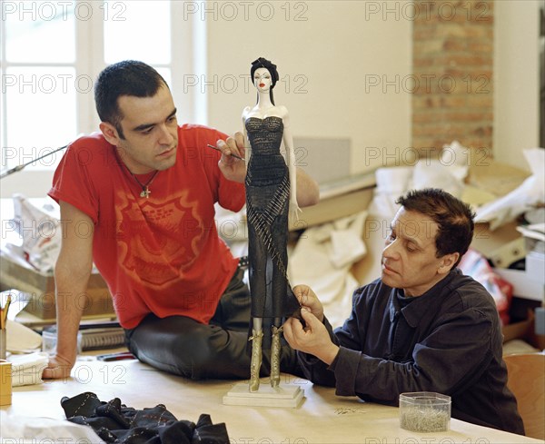 Azzedine Alaïa and Thierry Perez, 1995