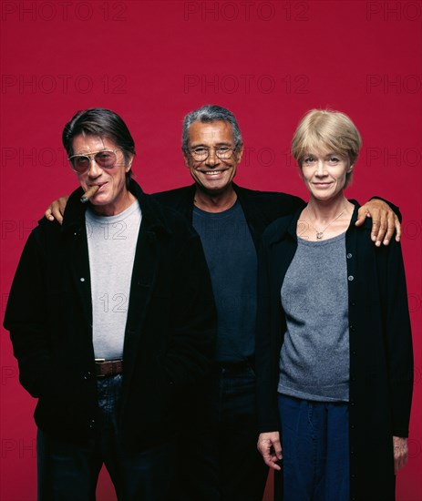 Jacques Dutronc, Jean-Marie Périer and Françoise Hardy