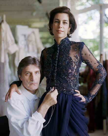 Christine Orban and Emanuel Ungaro