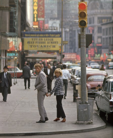 Johnny Hallyday and Sylvie Vartan, New York