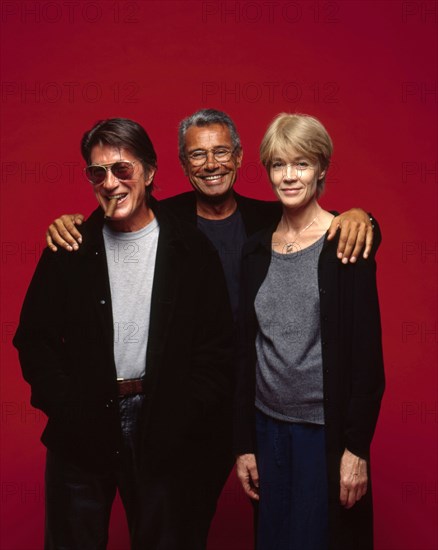 Jacques Dutronc, Jean-Marie Périer and Françoise Hardy