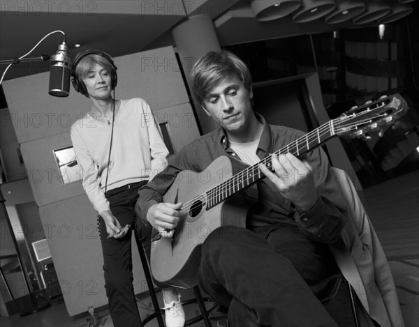 Françoise Hardy and Thomas Dutronc