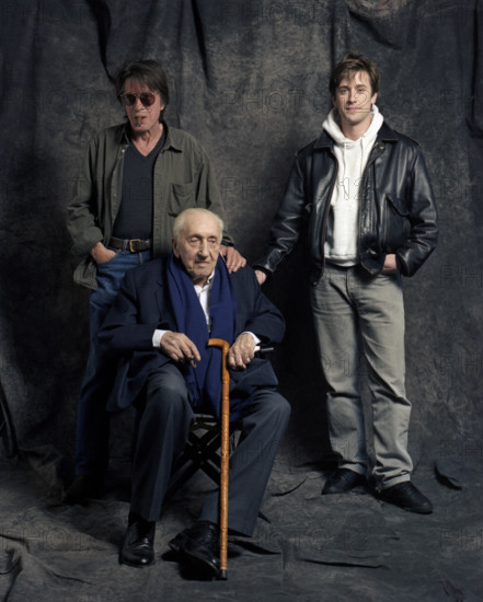 Jacques Dutronc avec son père et son fils Thomas