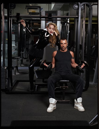 Thierry Mugler et Jerry Hall