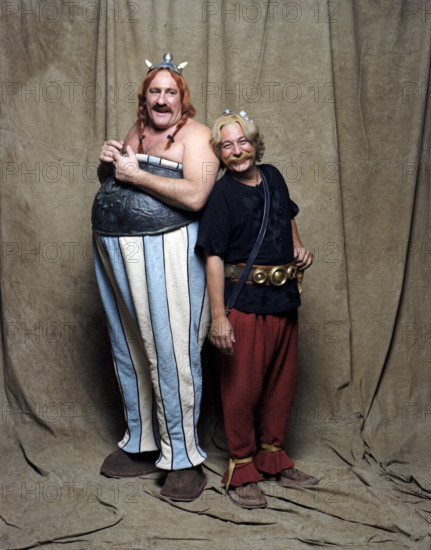 Gérard Depardieu et Christian Clavier dans Astérix & Obélix : Mission Cléopâtre